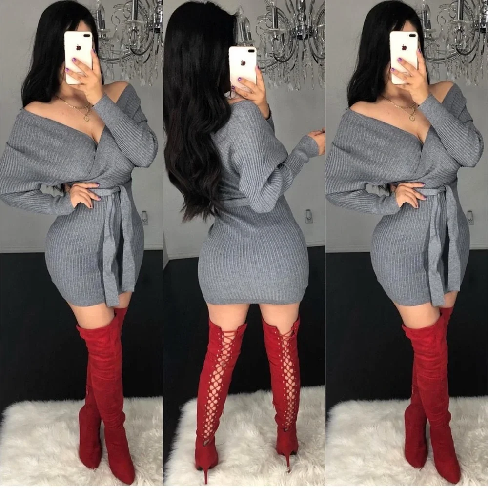 Red High Heel Open Back Corset Lace Up Thigh High Boot - Picture 10 of 11